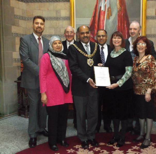 Group photo with Lord Mayor